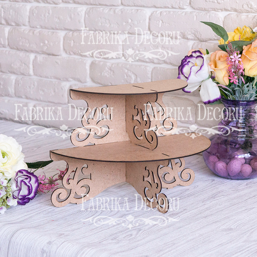 Cupcake stand "Semicircle openwork-3" #069 - foto 0