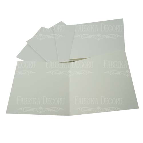 Zestaw blanków do tworzenia pocztówek 15cm x 15cm - foto 0  - Fabrika Decoru