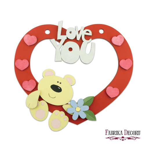 Blank for decoration "Love you-3" #133 - foto 1