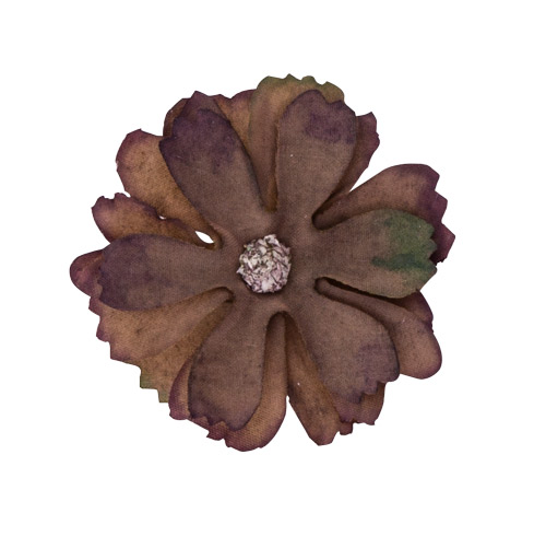 Квітка ромашки бордово-баклажанова, 1шт - фото 0
