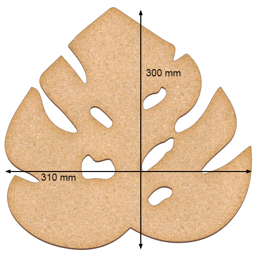Артборд Лист Монстеры, 31х30 см - Фото 0