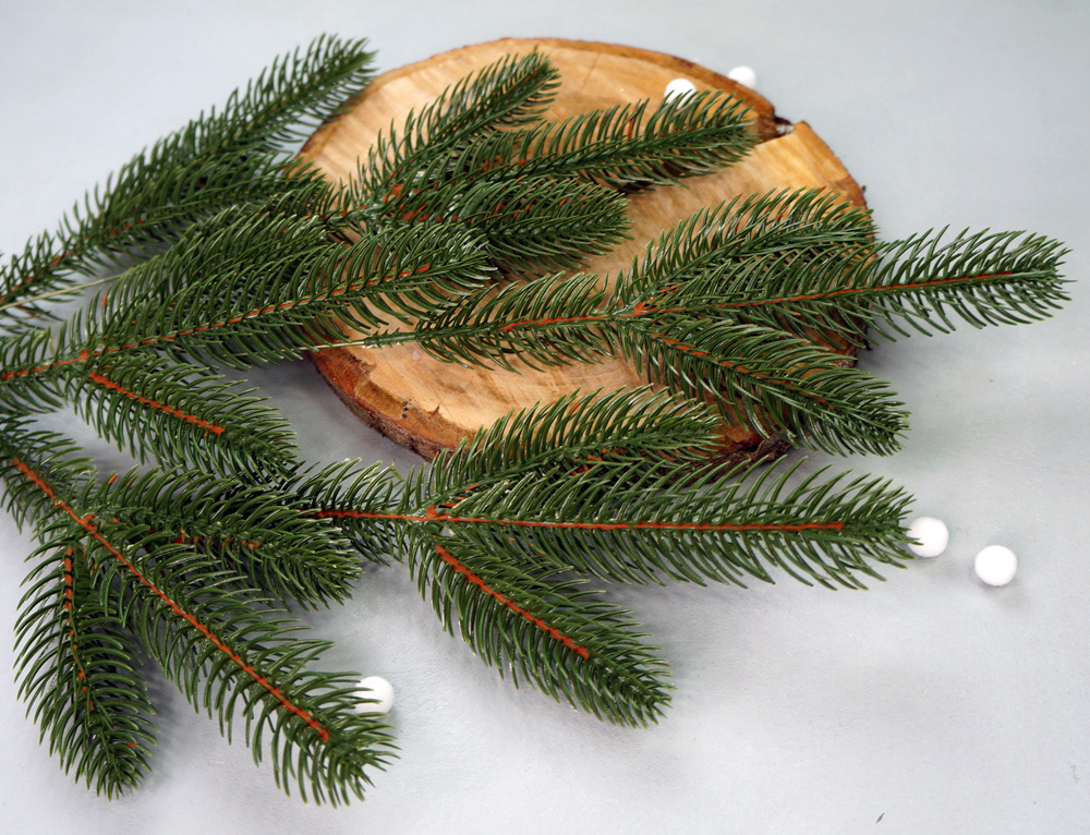 Set of artificial Christmas tree branches Green maxi 6 pcs - foto 1