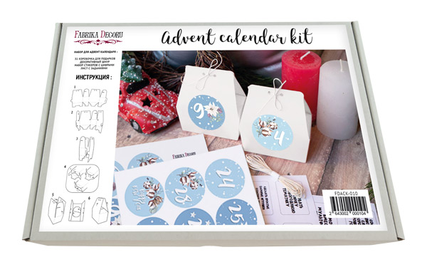 Adventskalender-Kit Nr. 10 - Fabrika Decoru