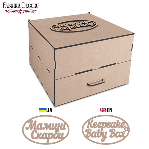 Box mit Abschnitten, Moms Treasures, Bausatz #283 - Fabrika Decoru