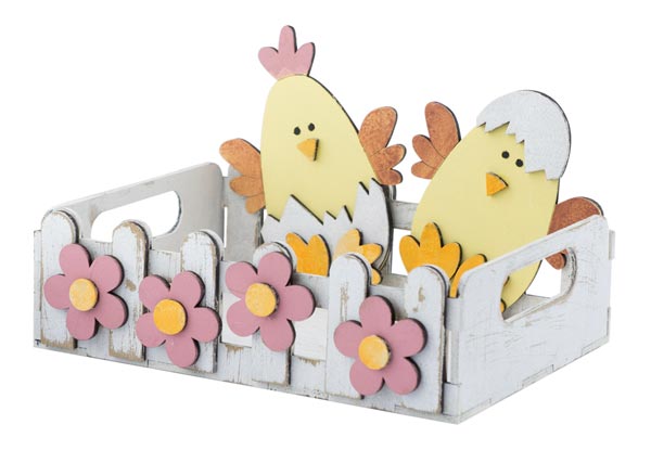 Wooden DIY coloring set "Easter basket with chickens", #016 - foto 2