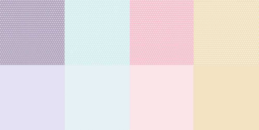 Double-sided scrapbooking paper set “Funny Dots” 6”x6” , 10 sheets - foto 0
