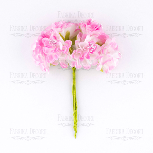 Set Kirschblüten rosa mit weiß, 6-tlg - Fabrika Decoru