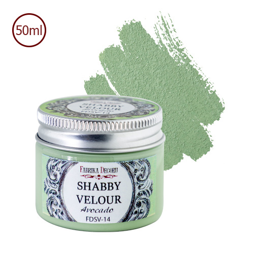 Shabby velour paint Avocado