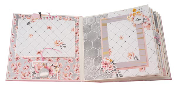 Wedding Photoalbum "Say Yes", 20cm x 20cm, DIY kit for creating album, #07 - foto 2