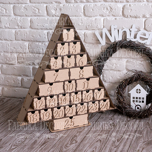 Adventskalender Katholisch für 25 Tage, DIY-Bausatz #096 - foto 0  - Fabrika Decoru