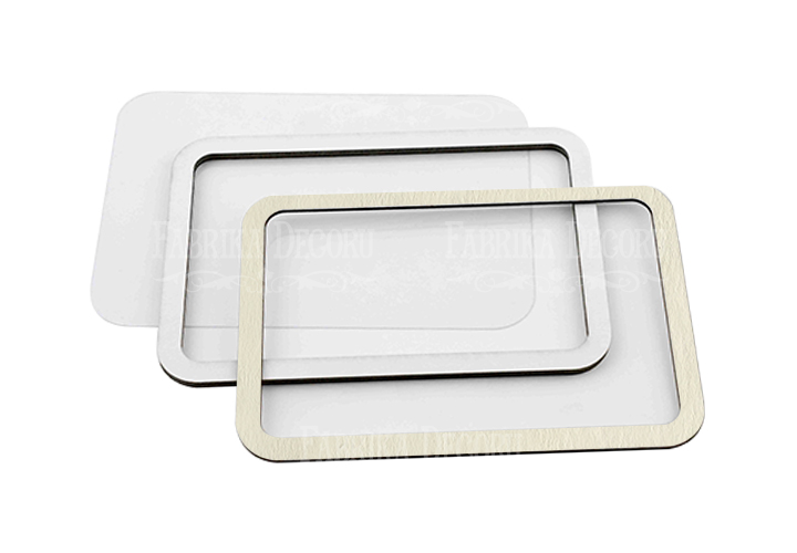 Shaker dimension set Rectangle-2 6х7.5 cm