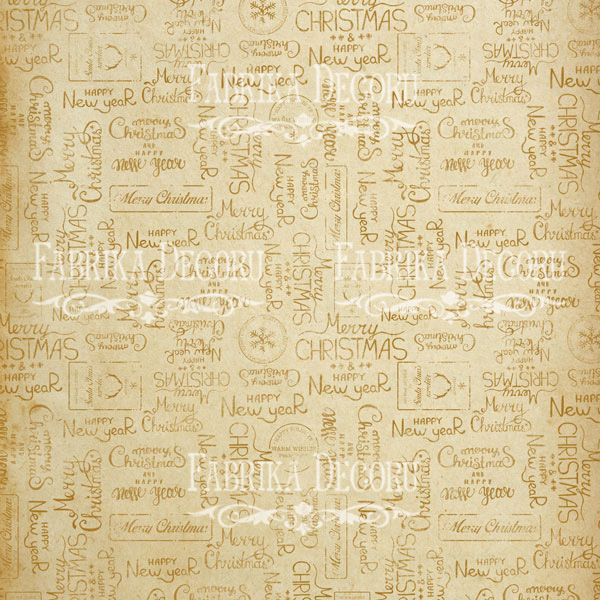 Double-sided scrapbooking paper set  Awaiting Christmas", 8”x8”  - foto 1