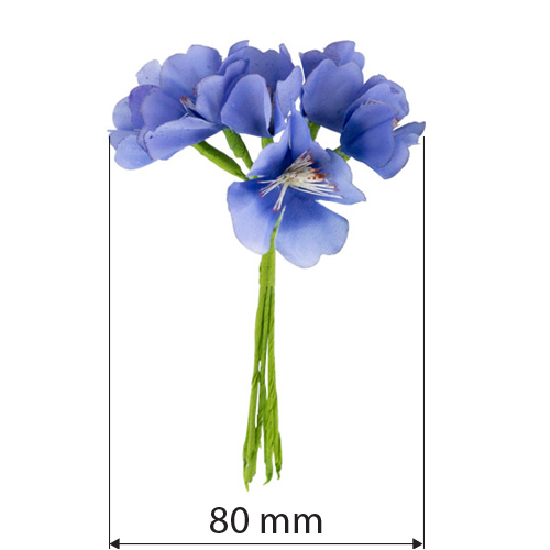 Bouquet of Carpathian bells, color Blue, 6 pcs - foto 0