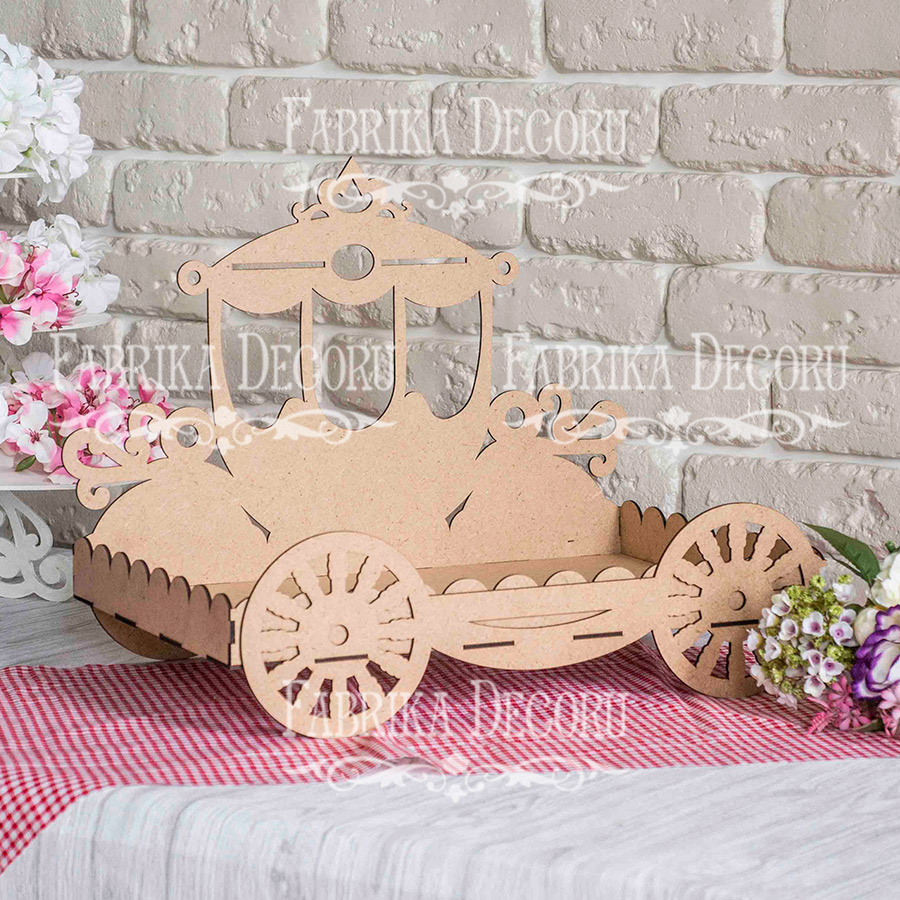 Cupcake stand "Carriage-1", 400 х 270 х 325 mm, DIY set #057 - foto 0