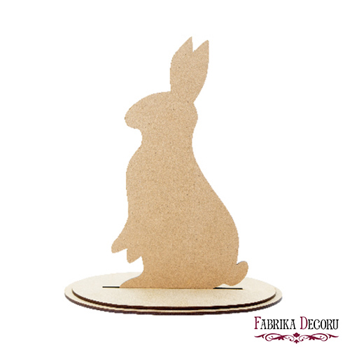 Rohling für Dekoration "Bunny" #247 - Fabrika Decoru
