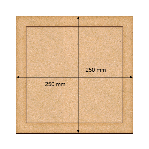 Zeichenkarton quadratisch, 25cm x 25cm - foto 0  - Fabrika Decoru