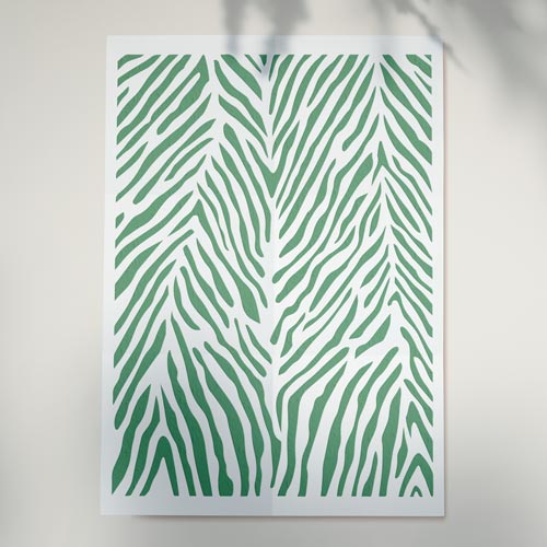 Stencil for crafts 15x20cm "Zebra" #130 - foto 0