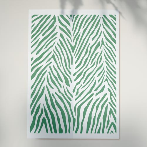 Bastelschablone 15x20cm "Zebra" #130 - foto 0  - Fabrika Decoru