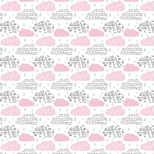 Double-sided scrapbooking paper set Scandi Baby Girl 8"x8", 10 sheets - foto 2