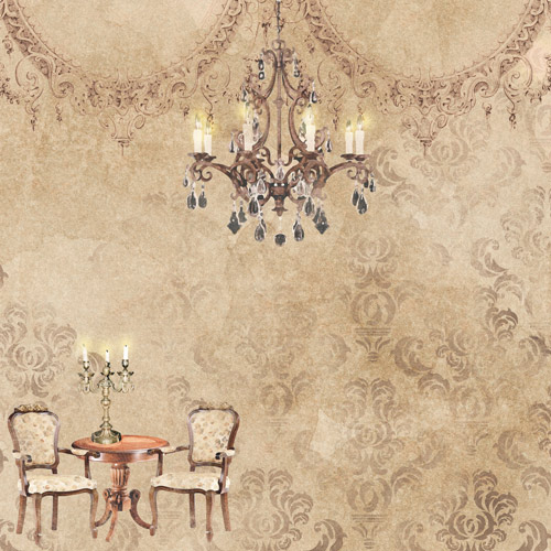 лист двусторонней бумаги для скрапбукинга family heritage #1098-3 30,5х30,5 см