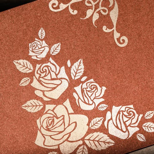 Stencil for crafts 15x20cm "Tea rose" #115 - foto 0