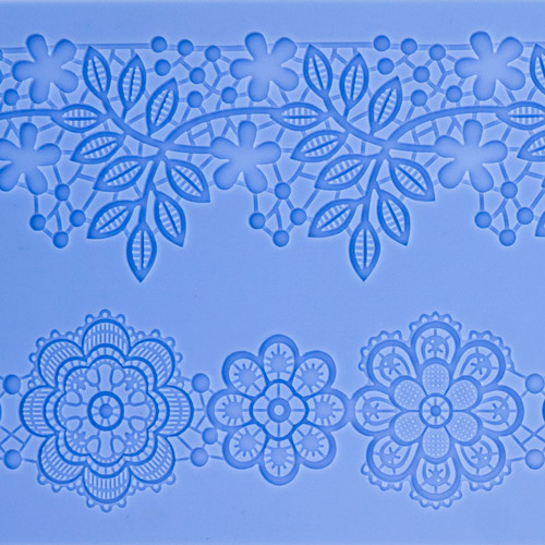 Silicone mat, Floral lace #10 - foto 0
