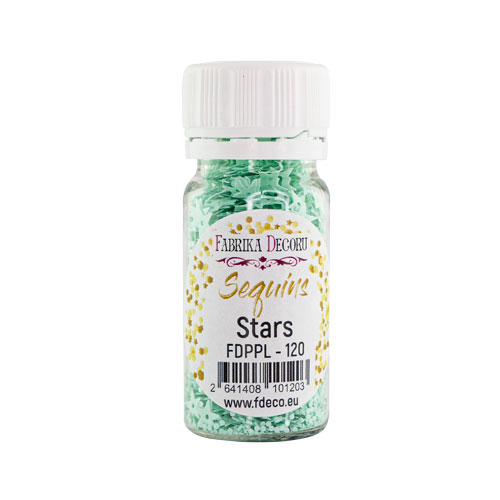 Sequins Stars, м\'ятні, #120