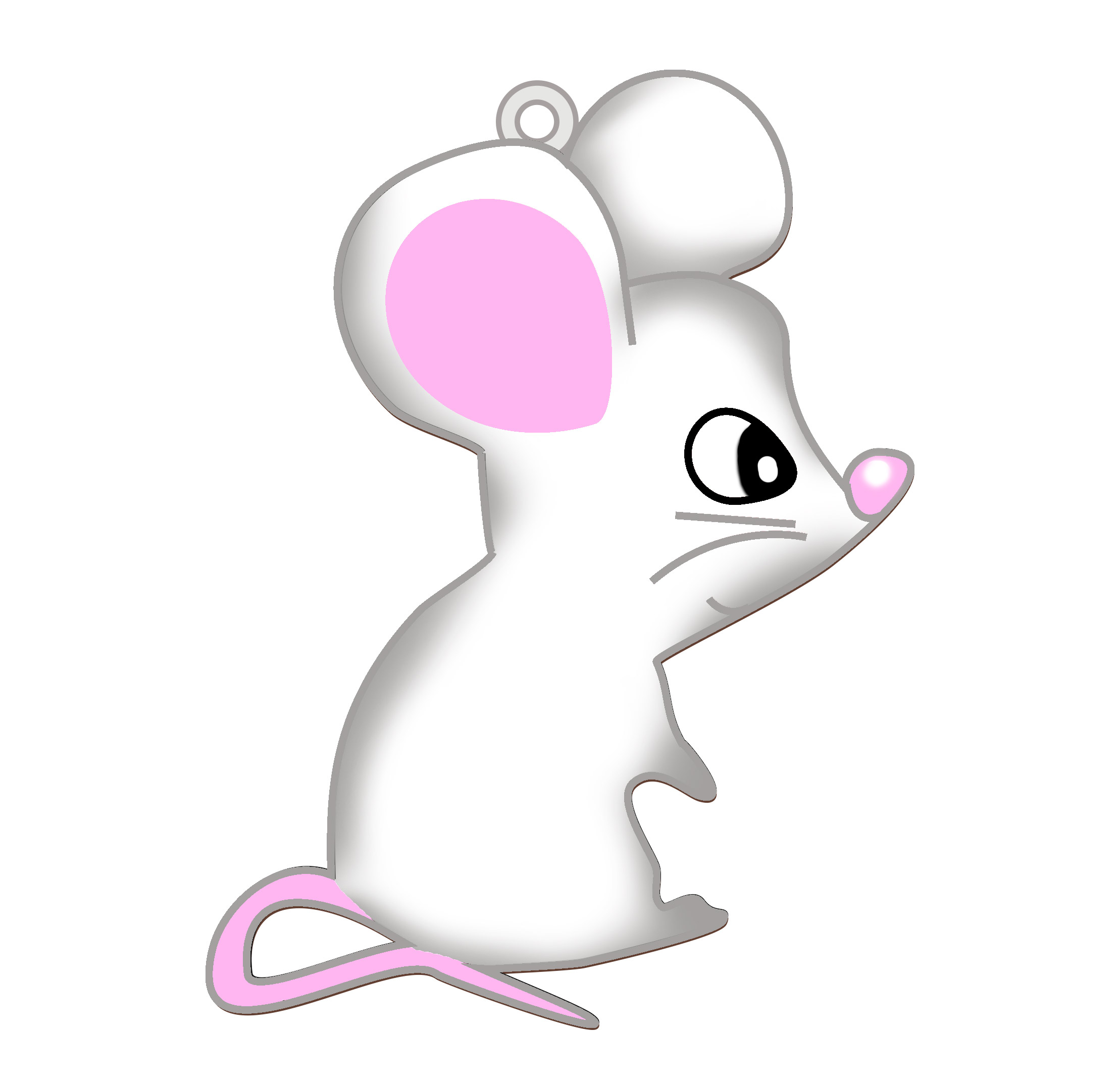 Figurka do kolorowania i ozdabiania "Mała mysz 1" #311 - foto 0  - Fabrika Decoru