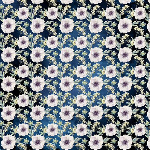 лист двусторонней бумаги для скрапбукинга night garden #01072-2 30,5х30,5 см