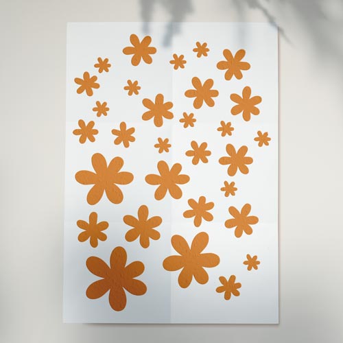 Stencil for crafts 15x20cm "Flowers" #024 - foto 0