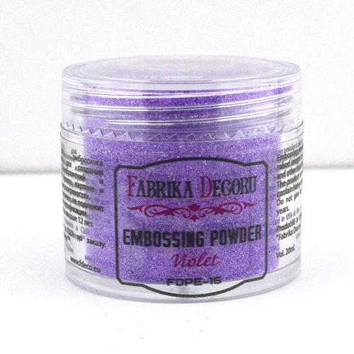 Embossing powder Violet 20 ml