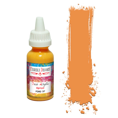 Acrylfarbe Aprikose 40 ml - Fabrika Decoru