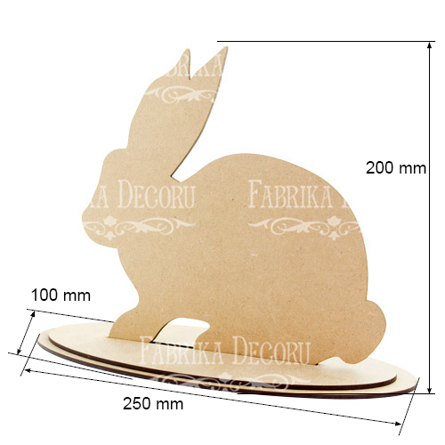 Blank for decoration "Bunny" #244 - foto 0