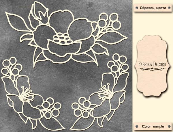 Megaspanplatte "Blumen" #001 - Fabrika Decoru