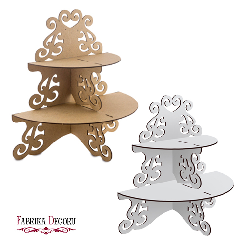 Cupcake stand "Semicircle openwork" #089