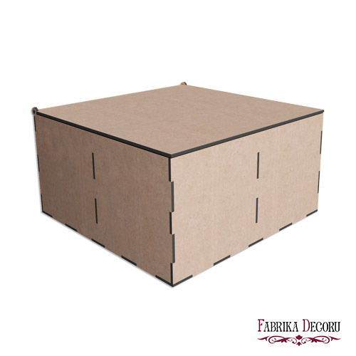 Подарочная Коробка на 4 секции с откидной крышкой, Набор DIY #286 - Фото 6