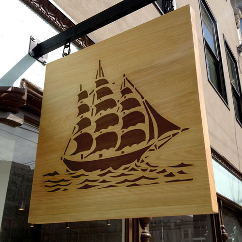 Stencil for decoration XL size (30*30cm), Brigantine #041 - foto 0