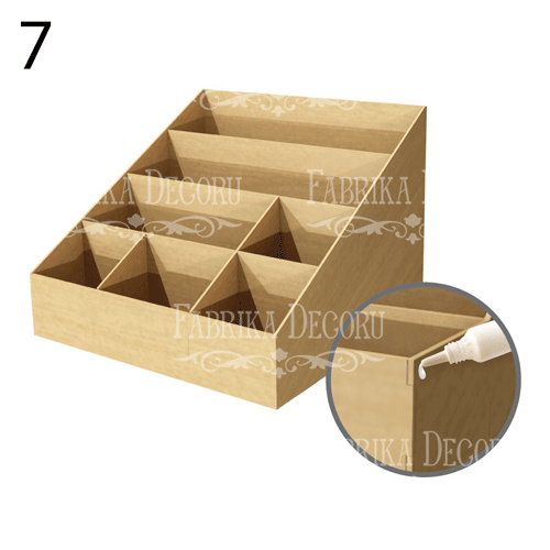 Desk organizer kit for stationery, paper and business cards #046 - foto 10