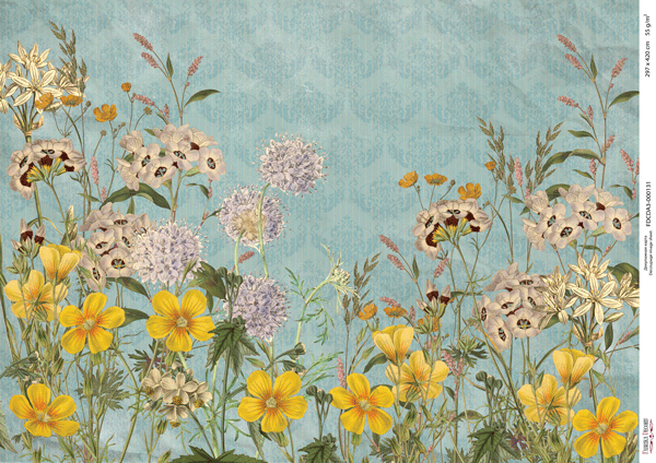 Decoupage-Karte #0131, 29,7 x 42 cm, Fabrika Decoru - Fabrika Decoru