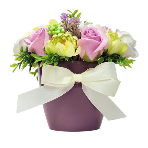 Blumenarrangement  „Mädchenhafte Träume“, 250 x 250 x 260 mm - Fabrika Decoru