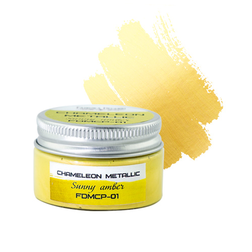 Metallic-Chamäleon-Lack Sunny Amber 30 ml - Fabrika Decoru