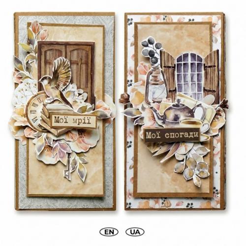 chocolate holder craft kit “dreamy mood” (2 pcs)