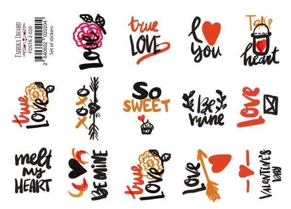 Journaling stickers set #2-020