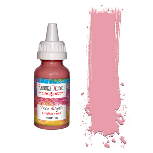 Acrylfarbe Englische Rose 40 ml - Fabrika Decoru