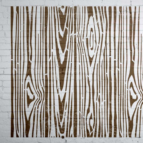 Szablon wielokrotny, 15x20cm, Tekstura drewna, #336 - foto 0  - Fabrika Decoru
