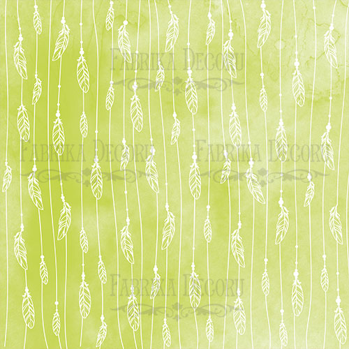 Лист двусторонней бумаги для скрапбукинга Mind flowers #37-02 30,5х30,5 см - Фото 0