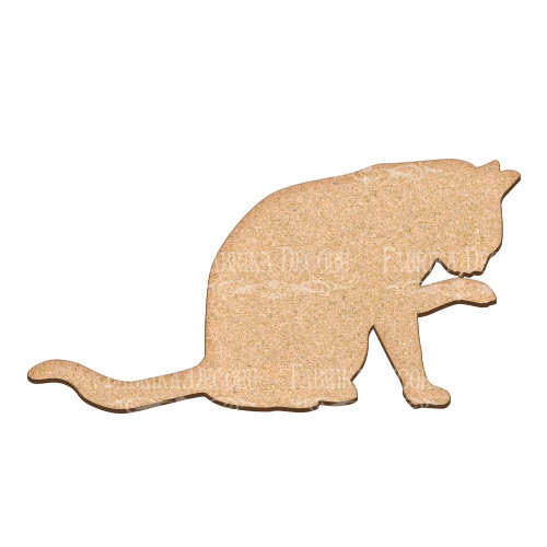 Künstlerkarton Katze 18х35 cm - Fabrika Decoru