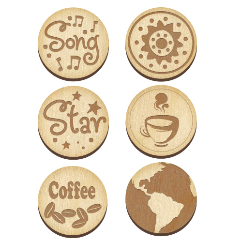 set of buttons for decorating #258