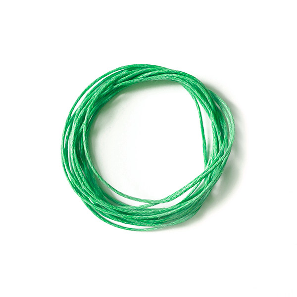 Round wax cord, d=1mm, color Herbal