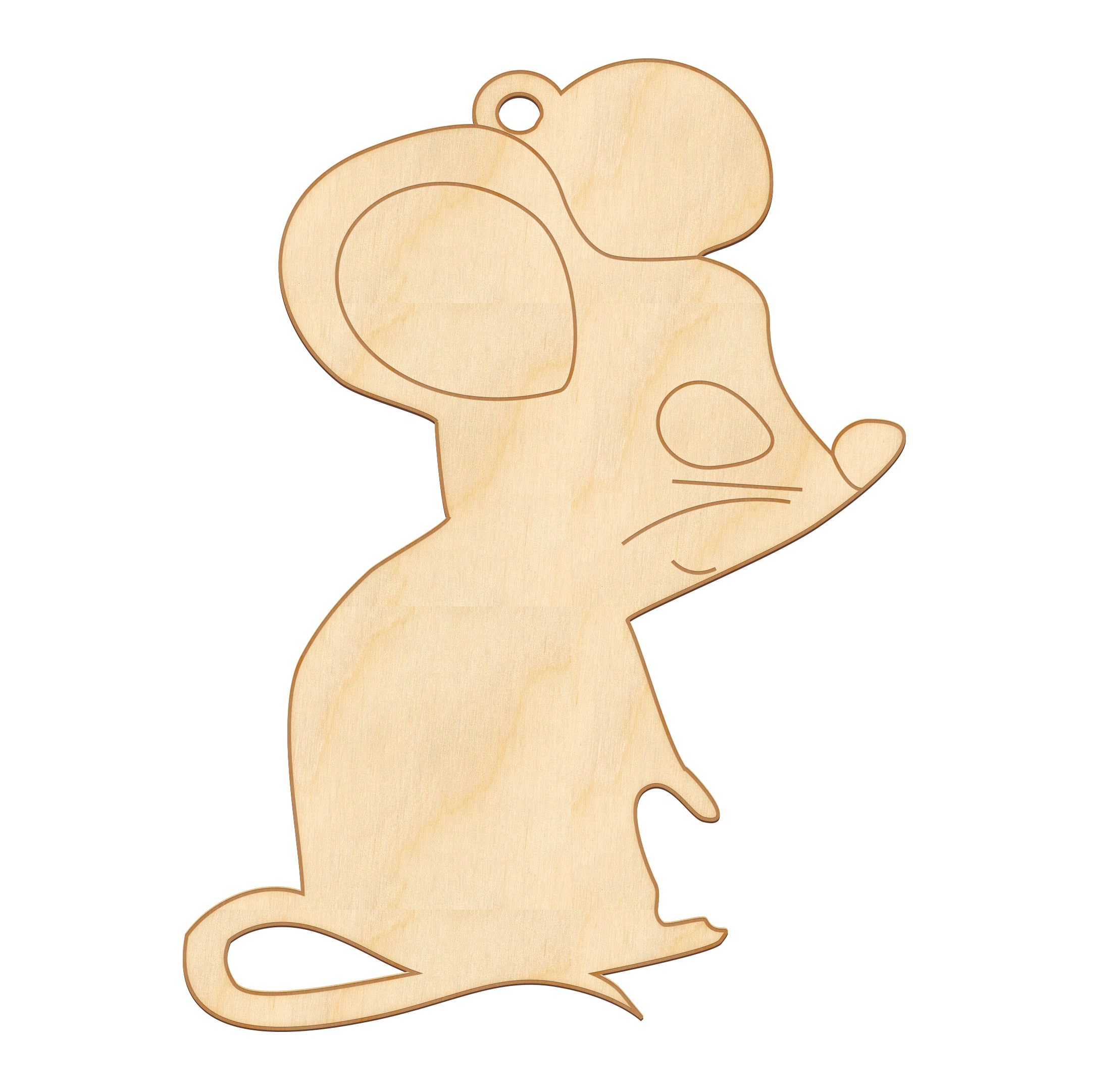Figurka do kolorowania i ozdabiania "Mała mysz 1" #311 - Fabrika Decoru